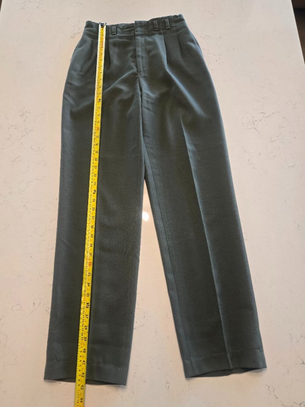 ZARA Black Faux Leather Straight Leg Pants Size 6 / EUR 38 - Picture 8 of 8